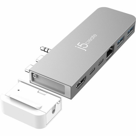 j5create JCD395 USB Type C Docking Station for TV, Flash Drive, Projector - Charging Capability