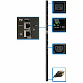 Tripp Lite by Eaton PDU 3.7kW Single-Phase Switched PDU - LX Interface 208/230V Outlets (20 C13 & 4 C19) C20/L6-20P 0U TAA