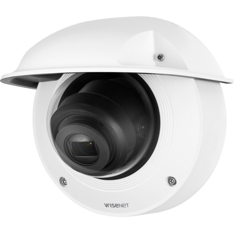 Wisenet XNV-6081 2 Megapixel Outdoor Full HD Network Camera - Monochrome, Monochrome - Dome - White