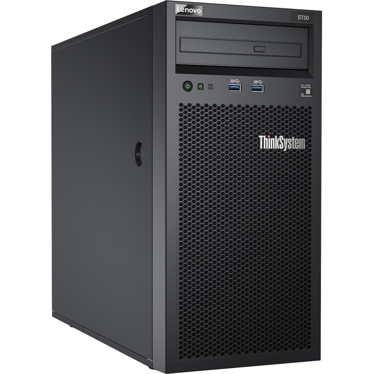 Lenovo ThinkSystem ST50 7Y481000NA 4U Tower Server - 1 Xeon E-2124G 3.40 GHz - 8 GB RAM - 2 TB HDD - (2 x 1TB) HDD Configuration - Serial ATA/600 Controller