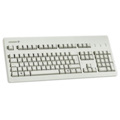 CHERRY G80-3000 Keyboard - Cable Connectivity - PS/2, USB Interface - English (UK) - Light Grey