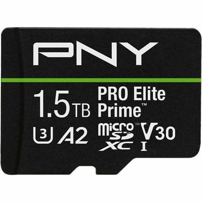 PNY PRO Elite Prime 1.50 TB Class 10/UHS-I (U3) V30 microSDXC - 1