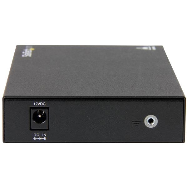 StarTech.com Gigabit Ethernet Copper-to-Fiber Media Converter - SM LC - 20 km - Ethernet Media Converter - GbE Converter