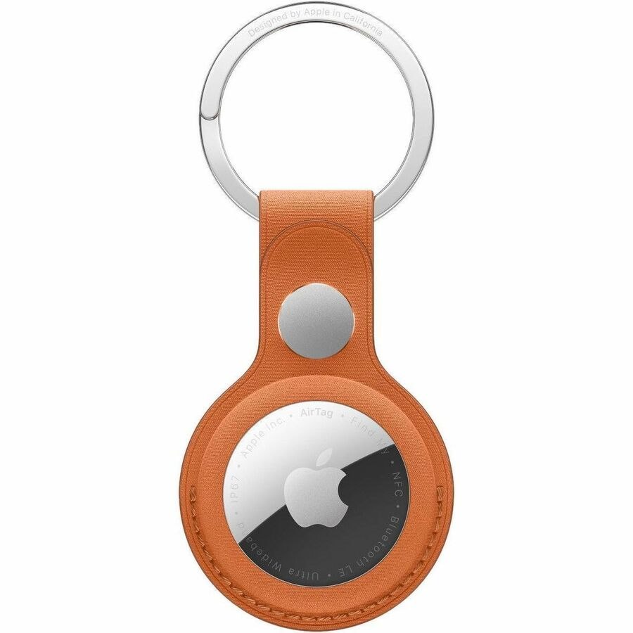 Apple AirTag FineWoven Key Ring - Fox Orange