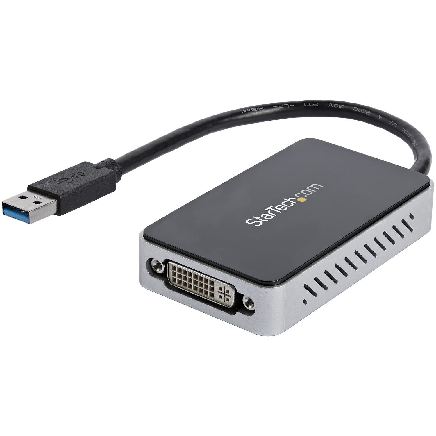 StarTech.com USB 3.0 to DVI External Video Card Multi Monitor Adapter with 1-Port USB Hub &acirc;&euro;" 1920x1200