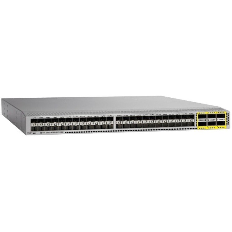 Cisco Nexus 3172PQ, Fwd Airflow (port side exhaust),AC P/S, LAN En