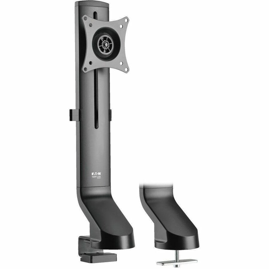 Eaton Tripp Lite Series Single-Display Monitor Arm with Desk Clamp and Grommet - Height Adjustable, 17" to 32" Monitors