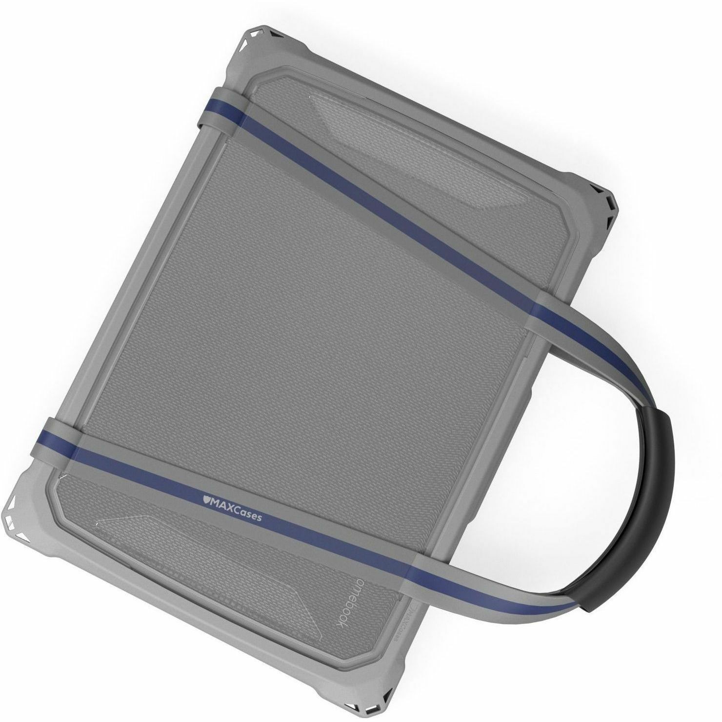 MAXCases Extreme Shell-F3 Slide Chromebook Case for Lenovo 500e G5 Chromebook (Gray/Clear)
