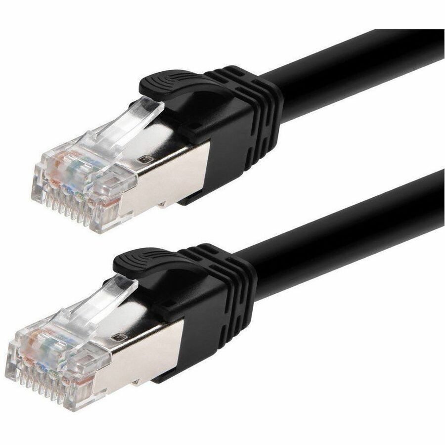 Monoprice Cat6a 100FT Black Poe Patch Cable_ 100W_ Poe ++ (Ieee 802.3Af/At/Bt)_