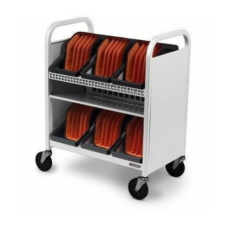 Bretford CUBE Transport Cart with Caddies - TVCT30CAD