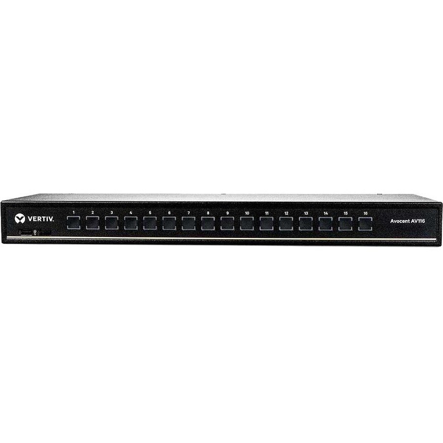 Avocent AV116 16-Port Single-User Analog KVM Switch