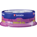 Verbatim DVD+R DL 8.5GB 8X with Branded Surface - 20pk Spindle