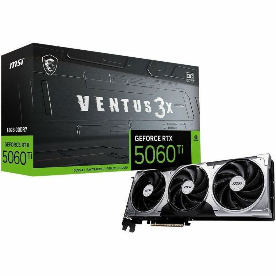 MSI NVIDIA GeForce RTX 5060 Ti Graphic Card - 16 GB GDDR7
