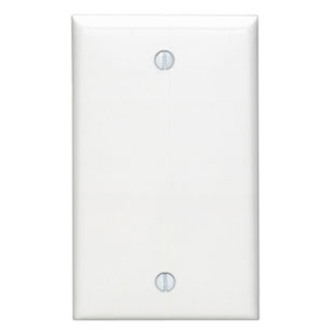 Blank Wall Plate - 1gang White