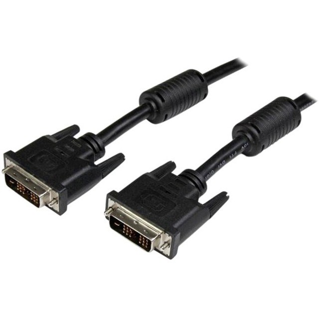 StarTech.com 3m DVI-D Single Link Cable - M/M DVI-D Monitor Cable - DVI-D 1920x1200 Cable - Video Monitor Cable M/M - Black 3 meter