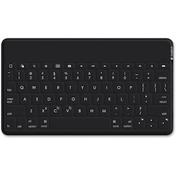 Keys-To-Go Super-Slim and Super-Light Bluetooth Keyboard for iPhone, iPad, and Apple TV - Black