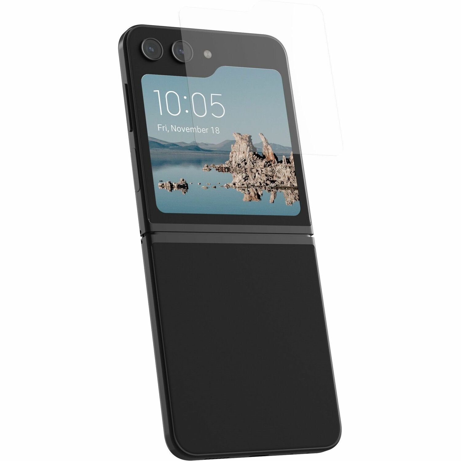 Urban Armor Gear Glass Screen Protector Shield Plus for Galaxy Z Flip5 (2023) - Clear Clear
