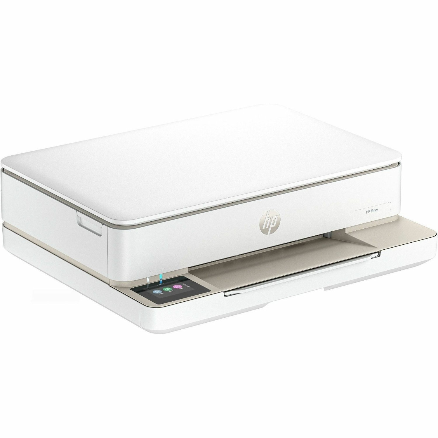 HP Envy 6155 Wired & Wireless Inkjet Multifunction Printer - Color - White/Light Portobello