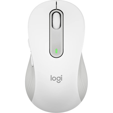 Logitech Signature M650 L Full Size Wireless Mouse - For Large Sized Hands, 2-Year Battery, Silent Clicks, Off-white