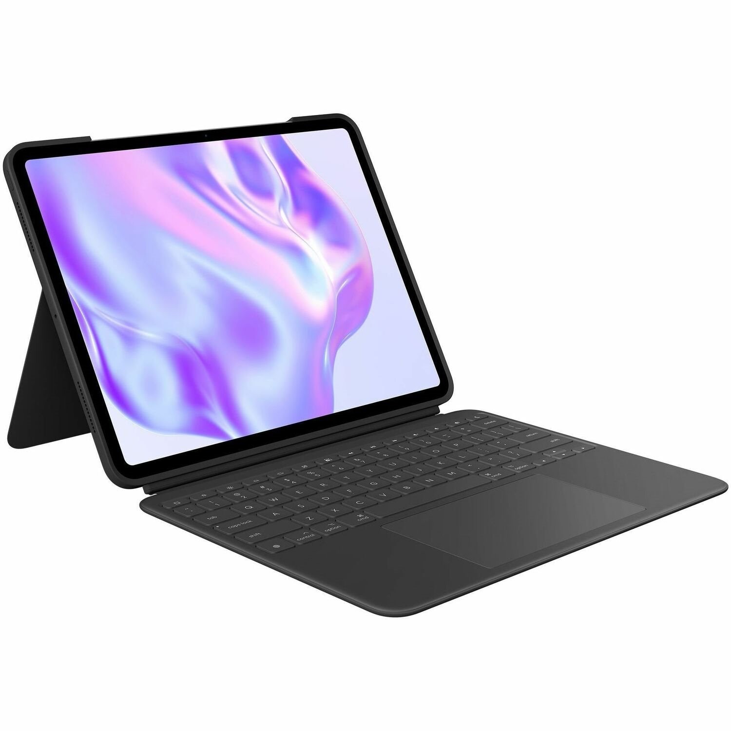 Logitech Combo Touch iPad Pro 13-inch (M4)(2024) Keyboard Case - Detachable backlit keyboard with kickstand, comfortable typing, multi-use mode - Midnight Black