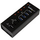 StarTech.com 4 Port USB 3.0 Hub plus 3 Dedicated USB Charging Ports (2 x 1A & 1 x 2A) - 5Gbps - Wall Mountable Metal Enclosure