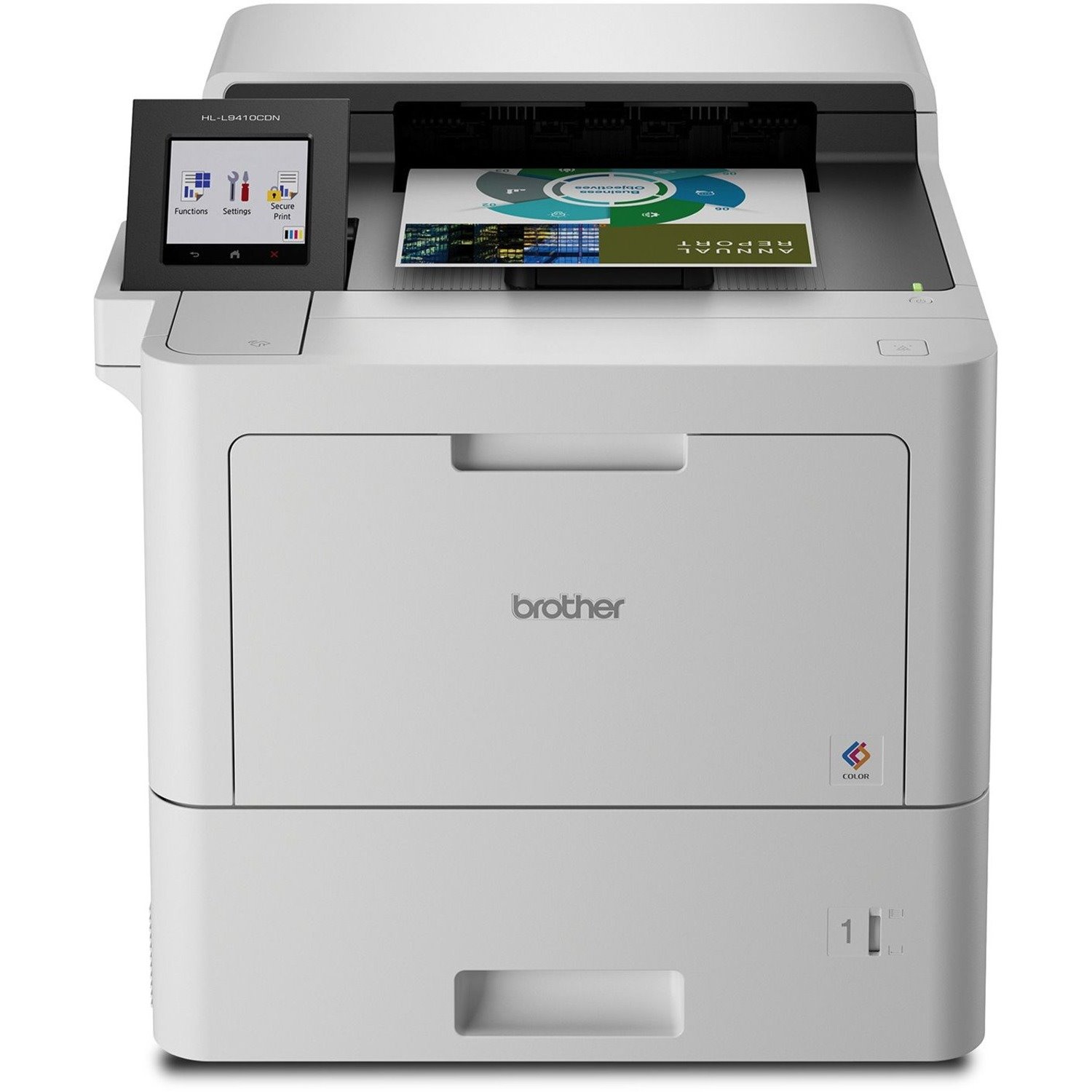 Brother HL-L9410CDN Enterprise Color Laser Printer with Fast Printing, Large Paper Capacity, and Advanced Security Features