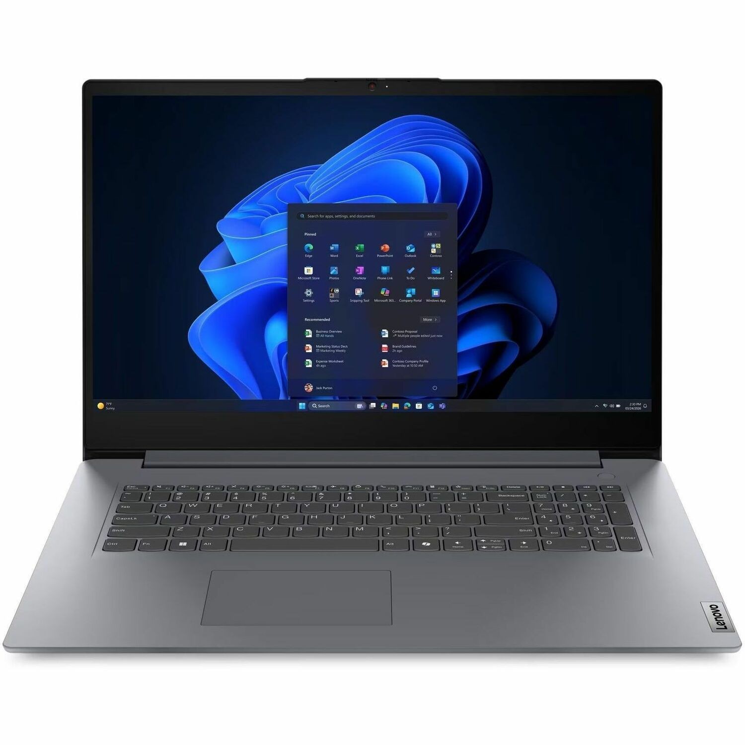 Lenovo V17 G7 IWC 83VG0032MH 43,9 cm (17,3") Notebook - Full HD - 60 Hz - Intel Core 7 Series 3 350 - 16 GB - 512 GB SSD - Grijs