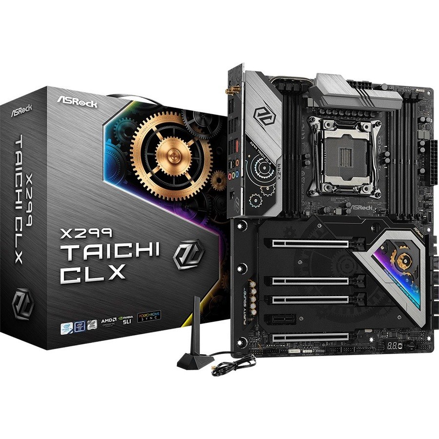 ASRock X299 Taichi Desktop Motherboard - Intel X299 Chipset - Socket R4 LGA-2066 - Intel Optane Memory Ready - ATX