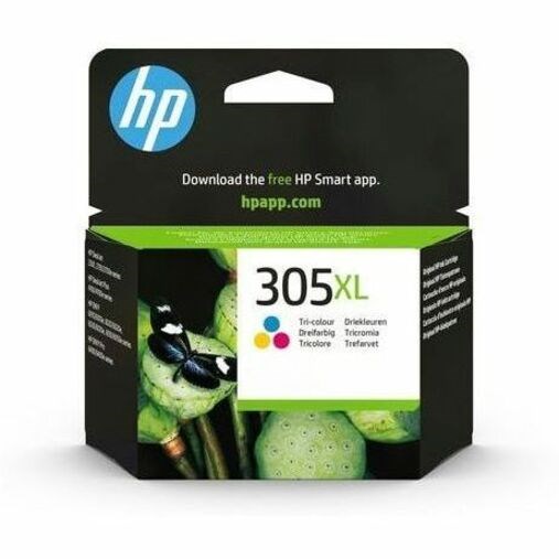 HP 305XL Original High Yield Inkjet Ink Cartridge - Tri-colour Pack