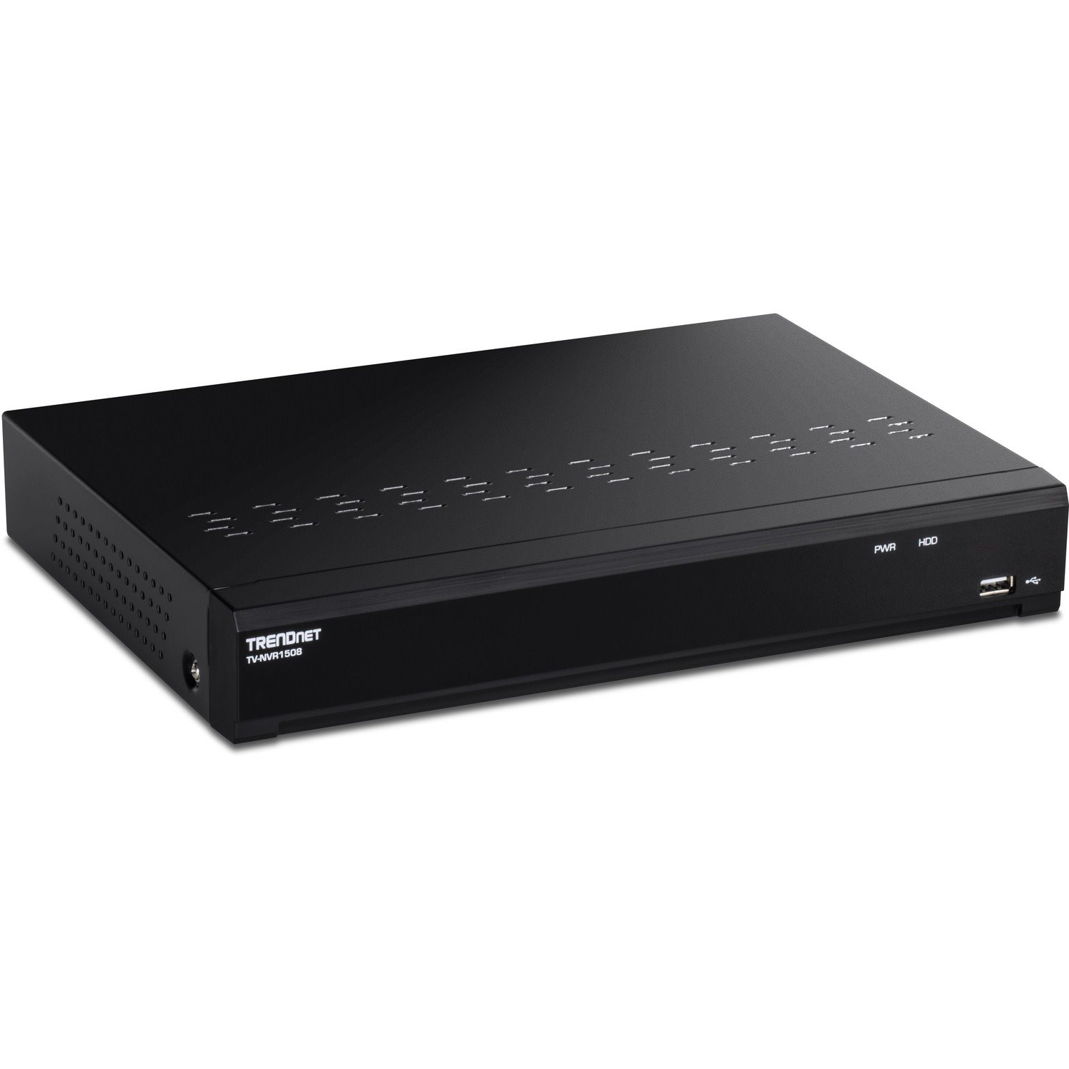 TRENDnet 8-Channel UHD PoE NVR, H.264/H.265 4K (8MP), Up to 12TB Storage (HDD Not Included), Supports one 4K Camera Channel, 8 PoE ports, 80W PoE Power Budget, Rackmount Design, 240fps, TV-NVR1508