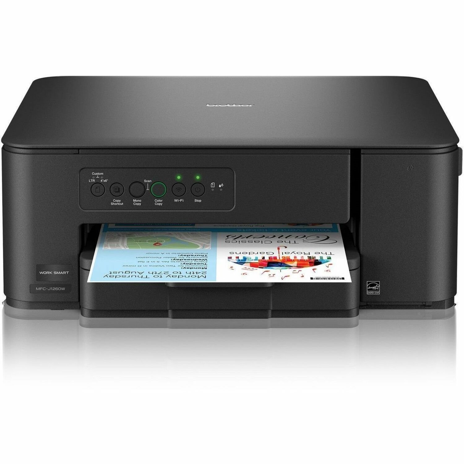 Brother Work Smart MFC-J1260W Wired & Wireless Inkjet Multifunction Printer - Color