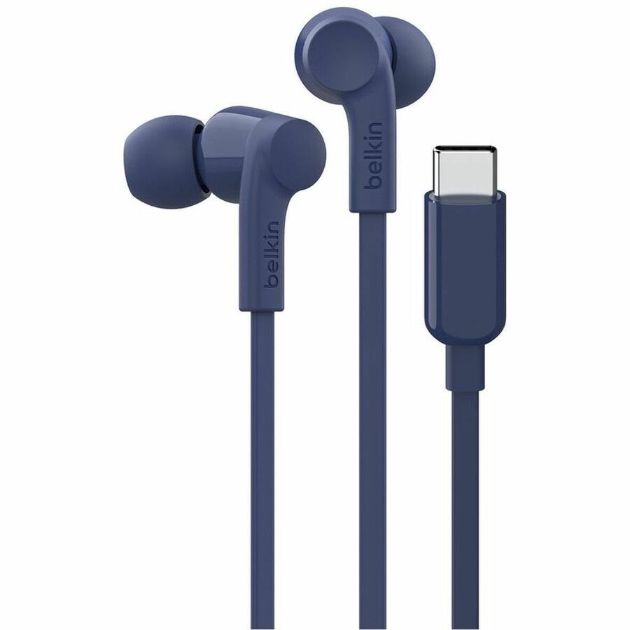 Belkin SOUNDFORM Wired Earbud Stereo Earset - Blue