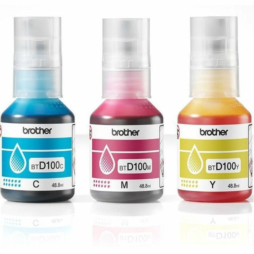 Brother Refill Ink Bottle - Cyan, Magenta, Yellow - Inkjet