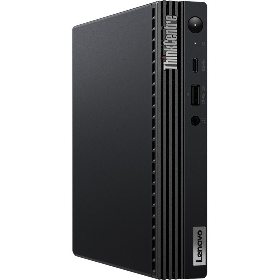 Lenovo ThinkCentre M70q Gen 3 11T300A5US Desktop Computer - Intel Core i5 12th Gen i5-12400T - 16 GB - 512 GB SSD - Tiny - Black