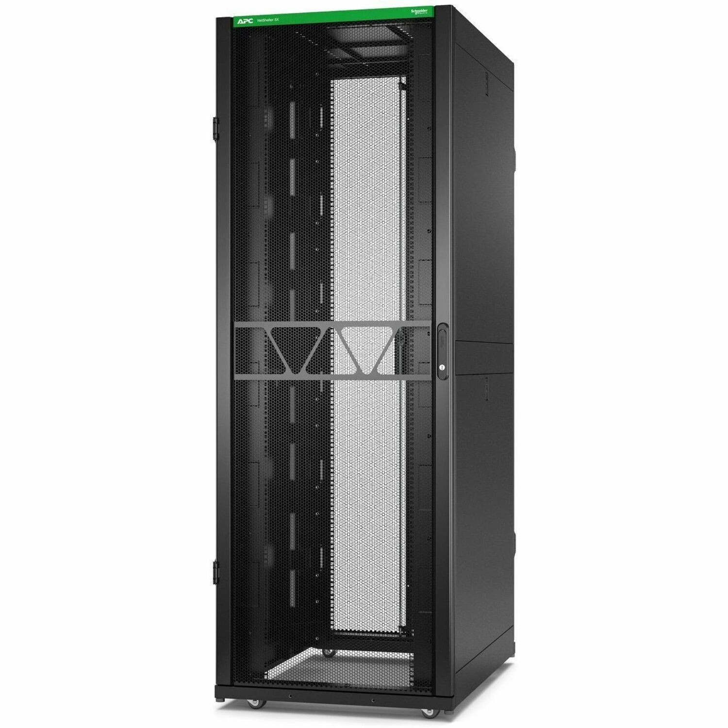 APC NetShelter SX 45U Geschlossener Schrank Rackschrank f&uuml;r Server, Ausr&uuml;stung, Networking, Data Center - 482,60 mm Rack-Breite x 914,91 mm Regaltiefe - Schwarz - TAA-konform