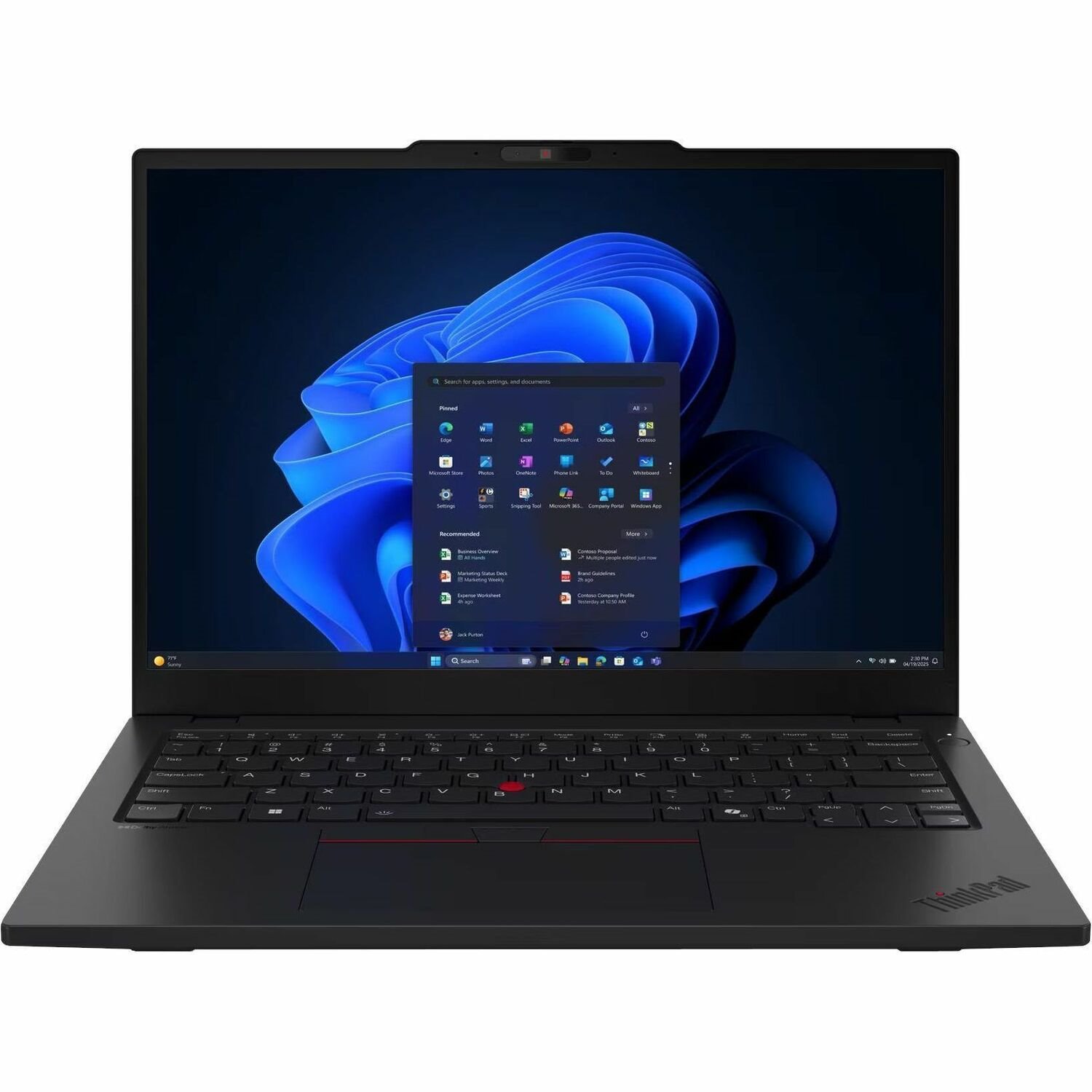 Lenovo ThinkPad L13 Gen 6 21R5001JAU 13.3" Notebook - WUXGA - Intel Core Ultra 7 255U - 16 GB - 512 GB SSD - English (US) Keyboard - Black