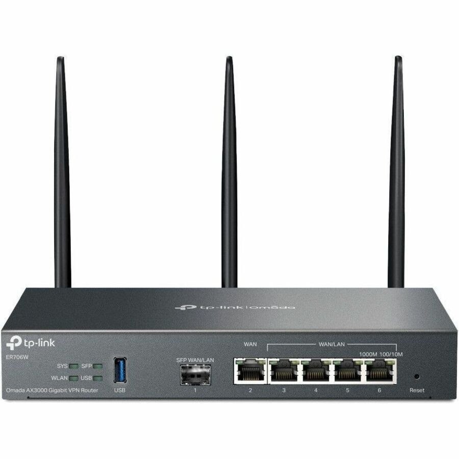 TP-Link ER706W Wi-Fi 6 IEEE 802.11 a/b/g/n/ac/ax Ethernet Wireless Router