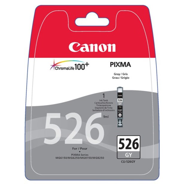 Canon CLI-526GY Original Inkjet Ink Cartridge - Grey - 1 / Pack