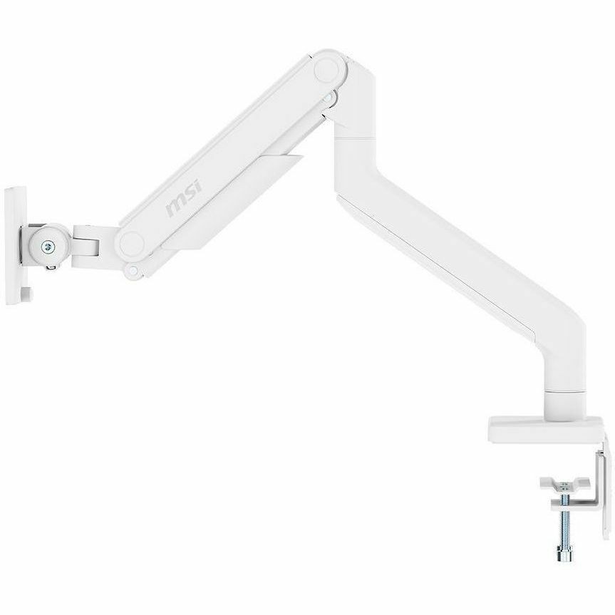 MSI Mounting Arm for Monitor, Flat Panel Display, Curved Screen Display, Display - Matte White