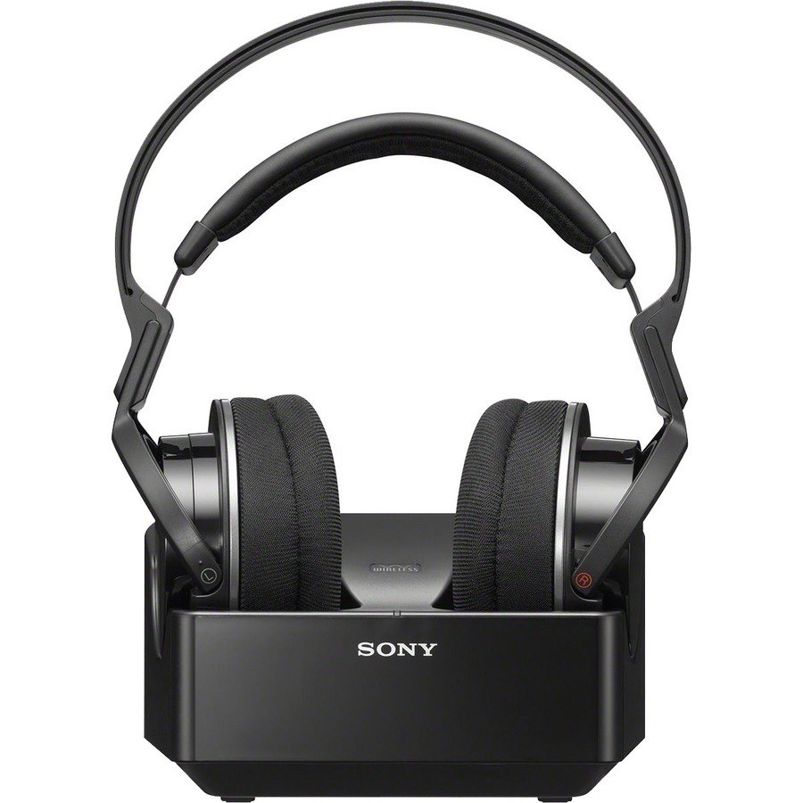 Sony MDR-RF855RK Wireless Over-the-head Binaural Stereo Headphone - Black
