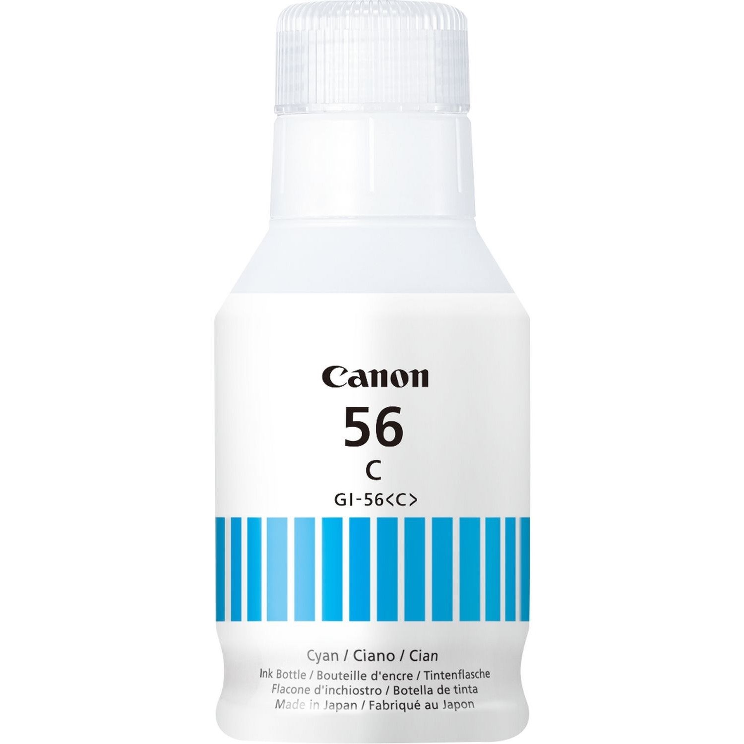 Canon GI-56C Refill Ink Bottle - Cyan - Inkjet