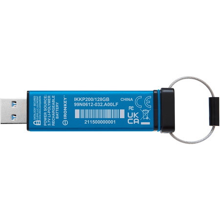 IronKey Keypad 200 IKKP200 16 GB USB 3.2 (Gen 1) Type A Flash Drive - XTS-AES
