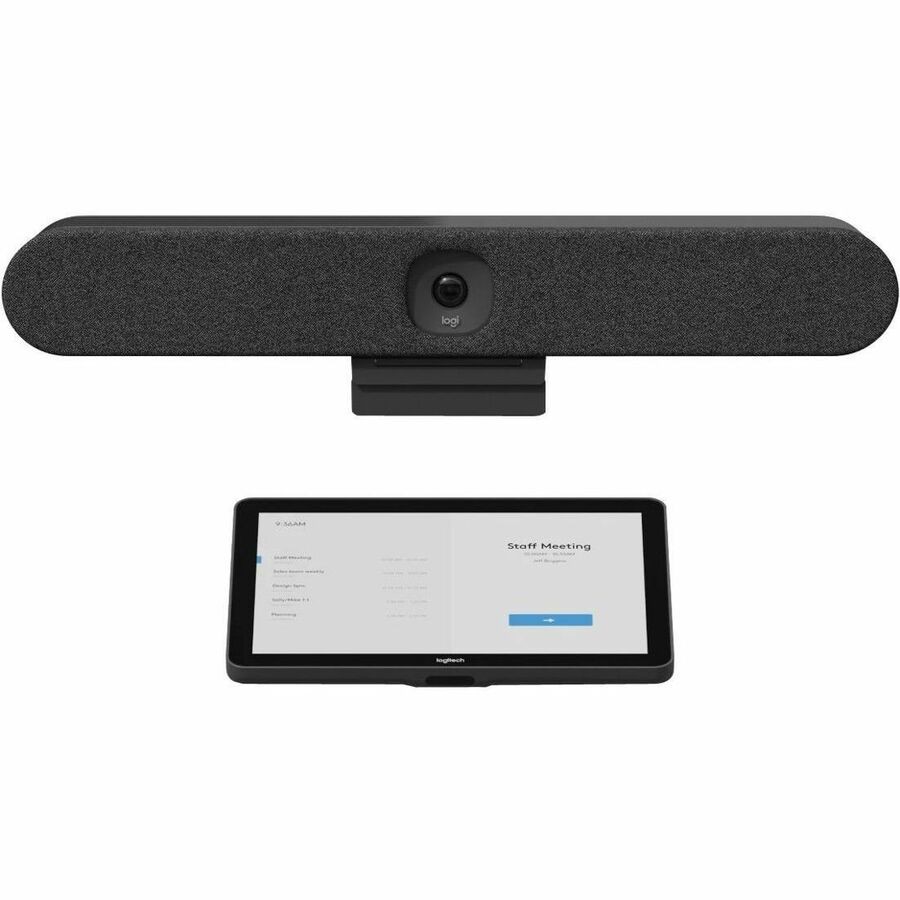 Logitech Rally Bar Huddle – Kit Adattatore Per Montaggio Su TV Fino A 65 Pollici, Compatibile Con Video Bar Rally, Installazione A Sbalzo