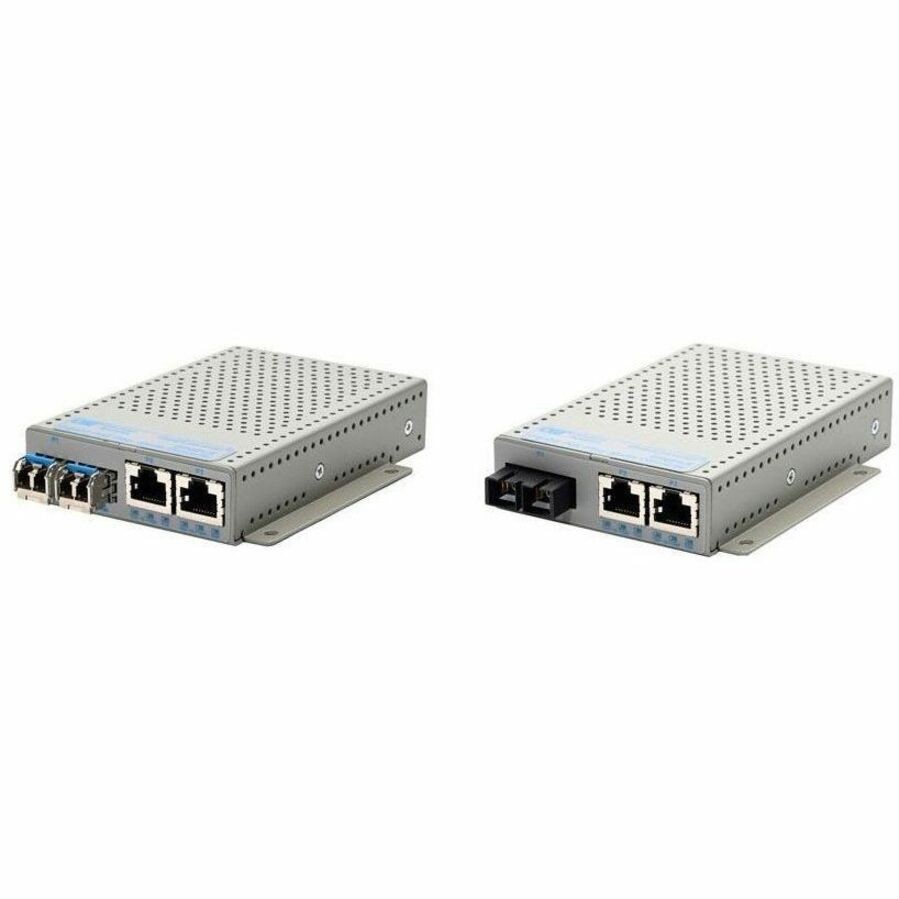 Omnitron Systems OmniConverter GHPoEBT/S 9169B-1-19Z Transceiver/Media Converter