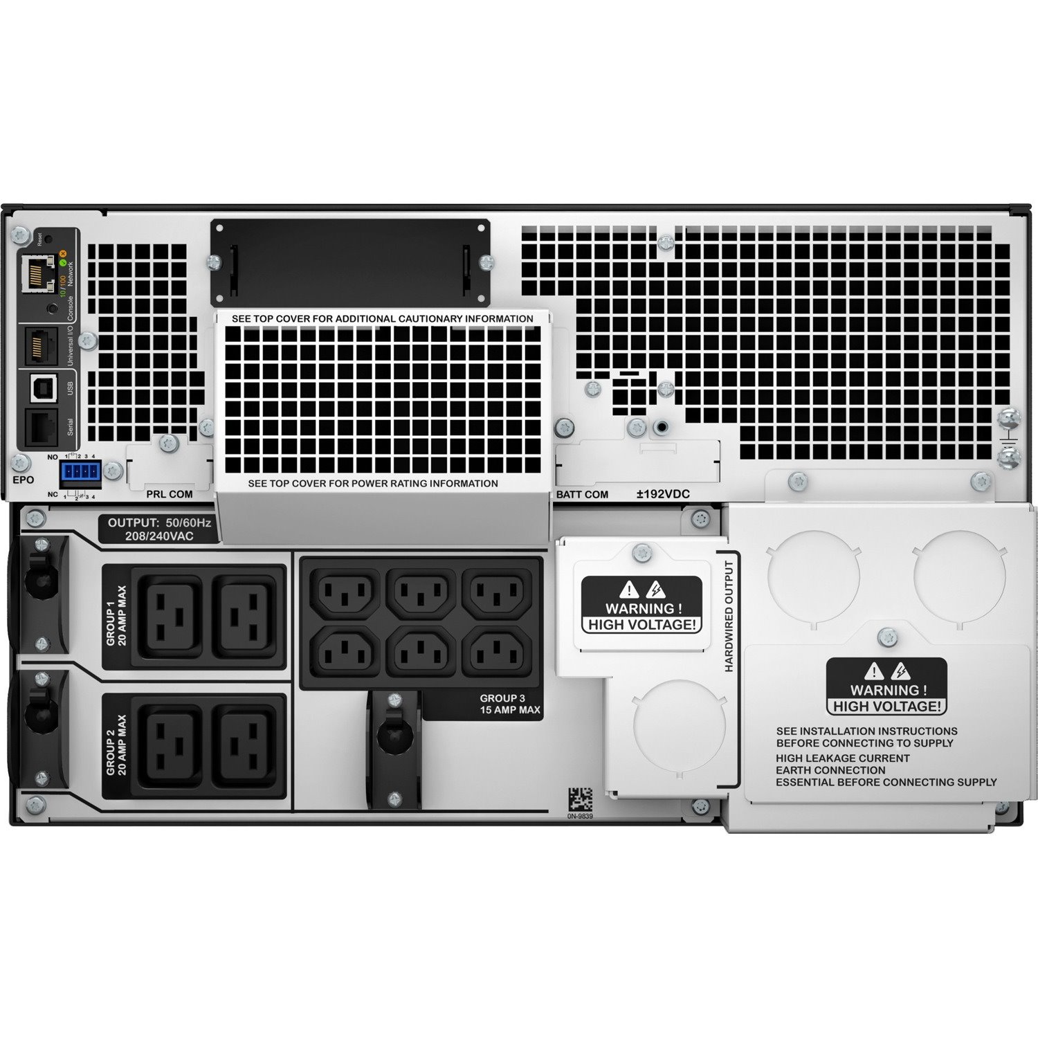 APC by Schneider Electric Smart-UPS SRT 8000VA RM 208V IEC