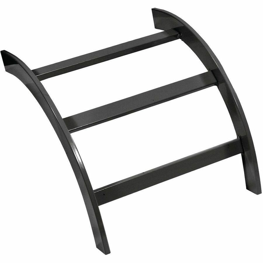 Hubbell Premise Wiring NEXTFRAME Ladder Rack, Outside Radius, 24" , Black
