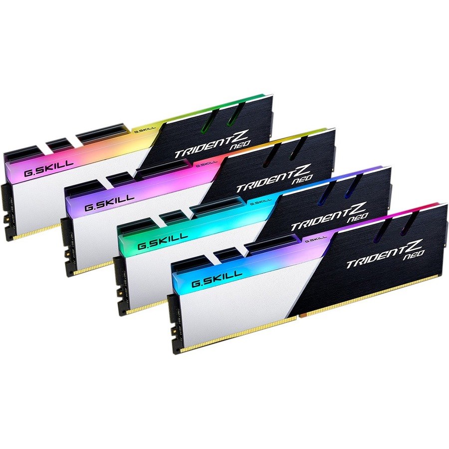 G.SKILL Trident Z Neo RAM Module for Desktop PC, Server - 32 GB (4 x 8GB) - DDR4-3600/PC4-28800 DDR4 SDRAM - 3600 MHz - CL16 - 1.35 V