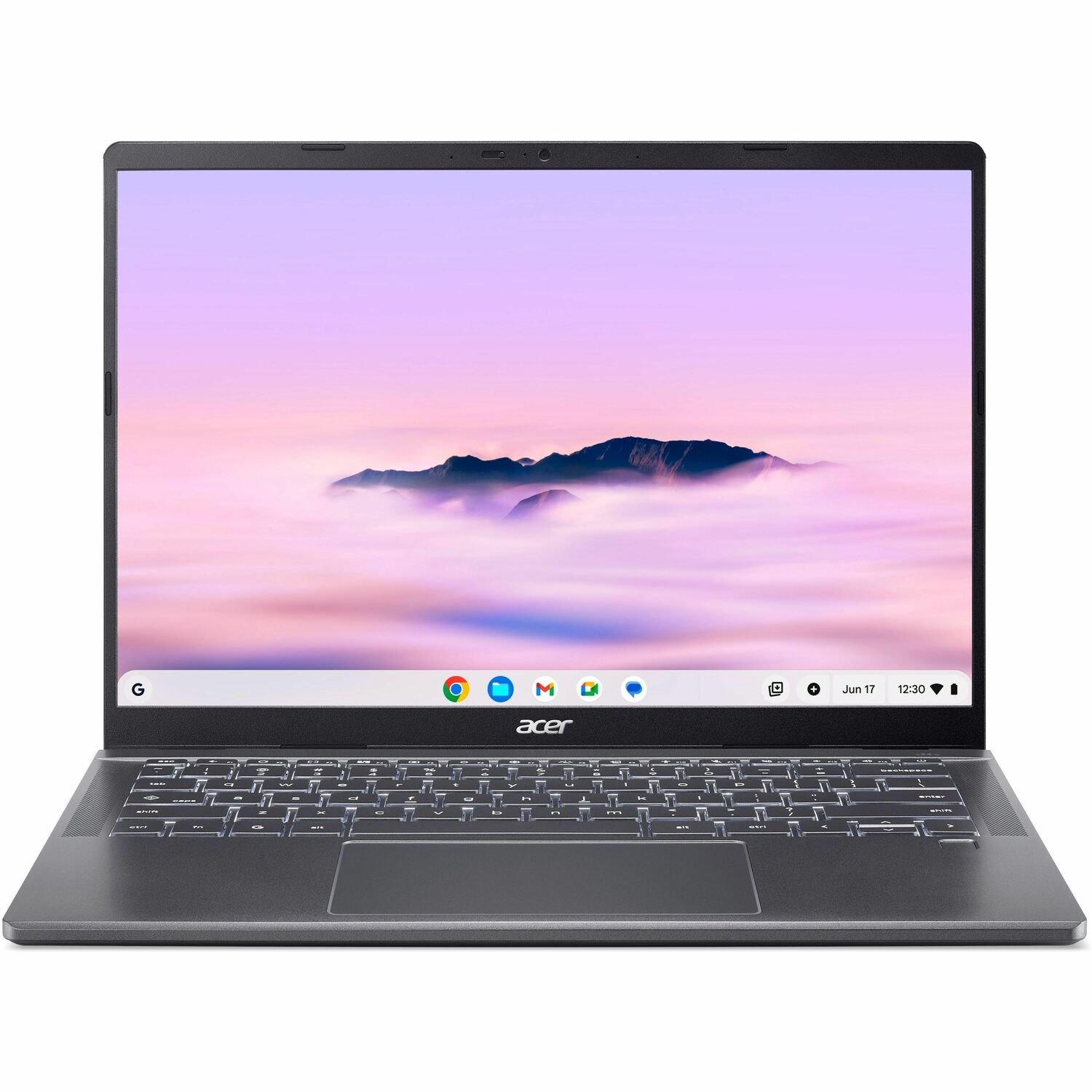 Acer Chromebook Plus 714 CBE794-1T CBE794-1T-730G 35.6 cm (14") Touchscreen Chromebook - WUXGA - 60 Hz - Intel Core Ultra 7 155U - 16 GB - 512 GB PCI Express NVMe 4.0 SSD - English (UK) Keyboard - Iron