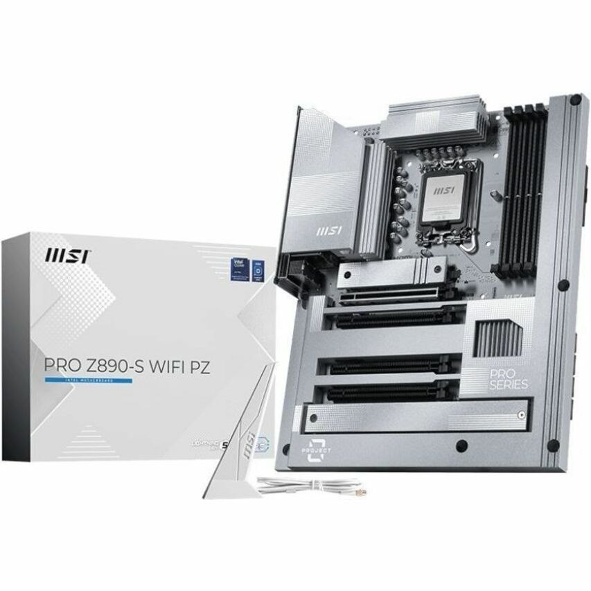 MSI PRO Z890-S WIFI PZ Gaming Desktop Motherboard - Intel Z890 Chipset - Socket LGA-1851 - ATX
