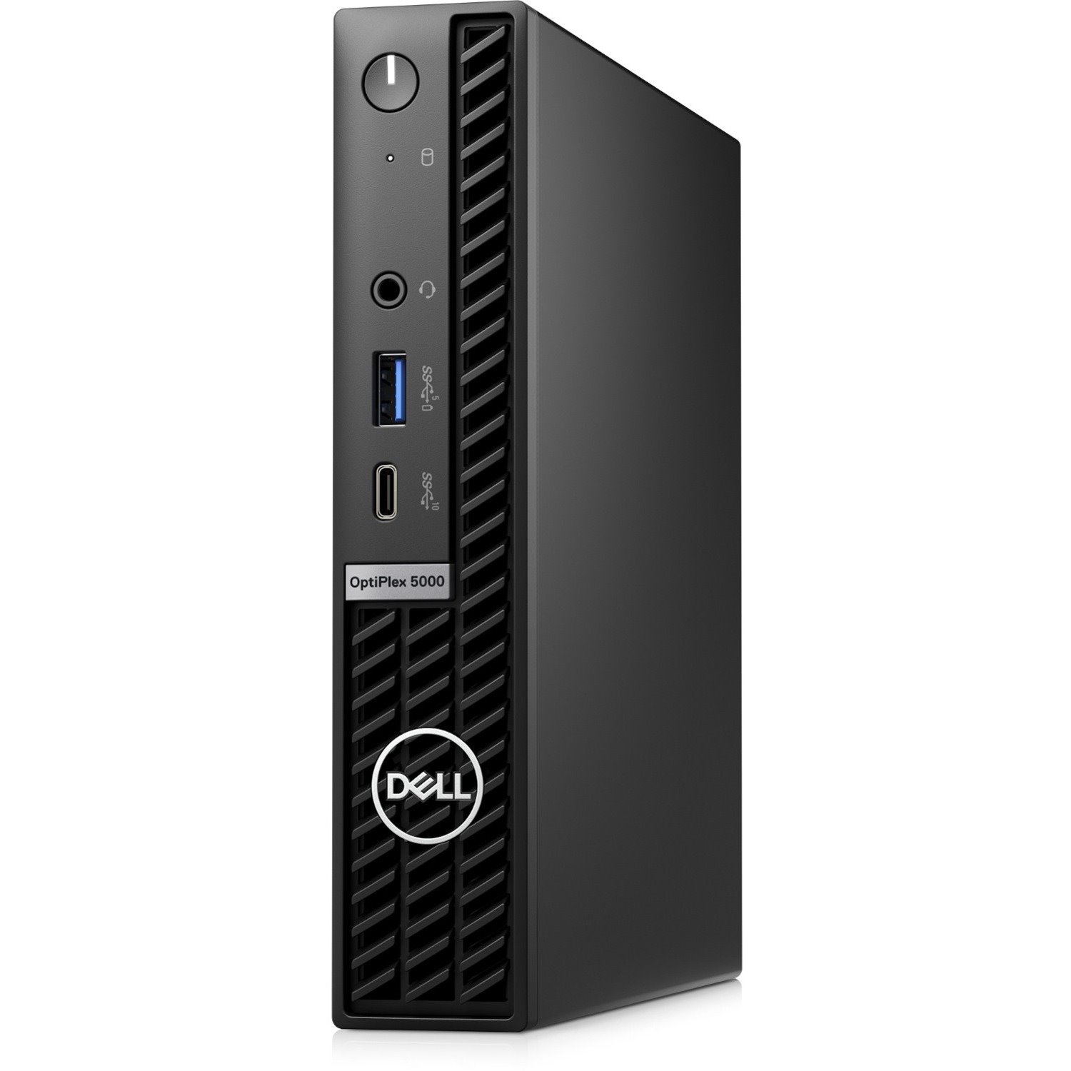 Dell OptiPlex 5000 Desktop Computer - Intel Core i5 12th Gen i5-12500T - vPro Technology - 16 GB - 512 GB SSD - Micro PC - Black